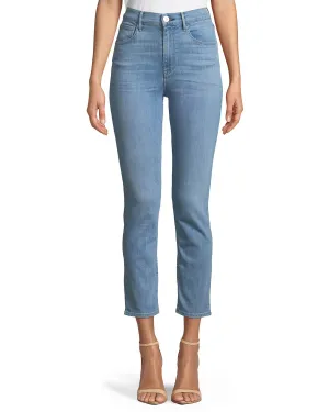 3 X 1 Women's Colette Slim Crop W4 Jeans Blue