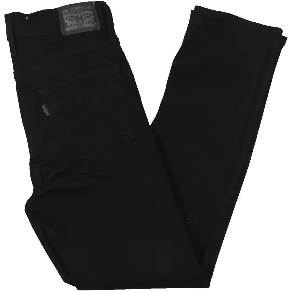 a Womens High-Rise Straight Leg Cropped Jeans