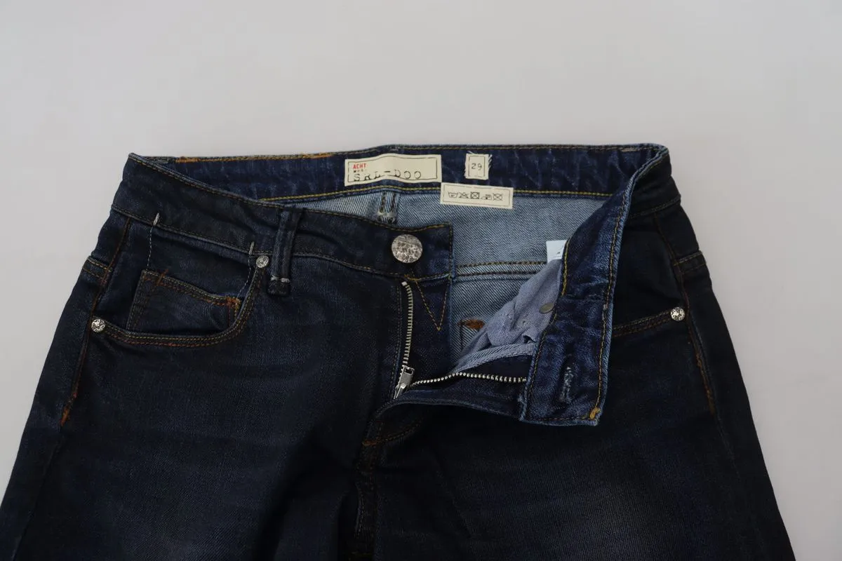 Acht  Cotton Skinny Low Waist Women Casual  Women's Jeans