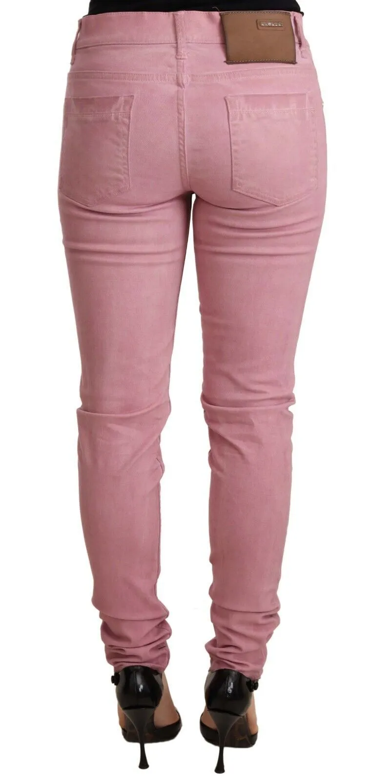 Acht  Cotton Slim Fit Women blue Skinny Women's Pants