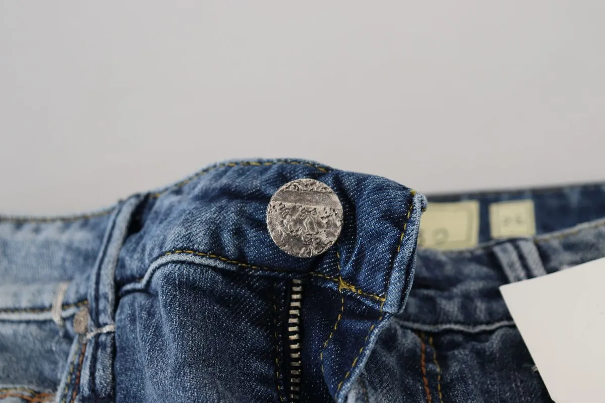 Acht  Washed Cotton Low Waist Women Casual Women's Jeans
