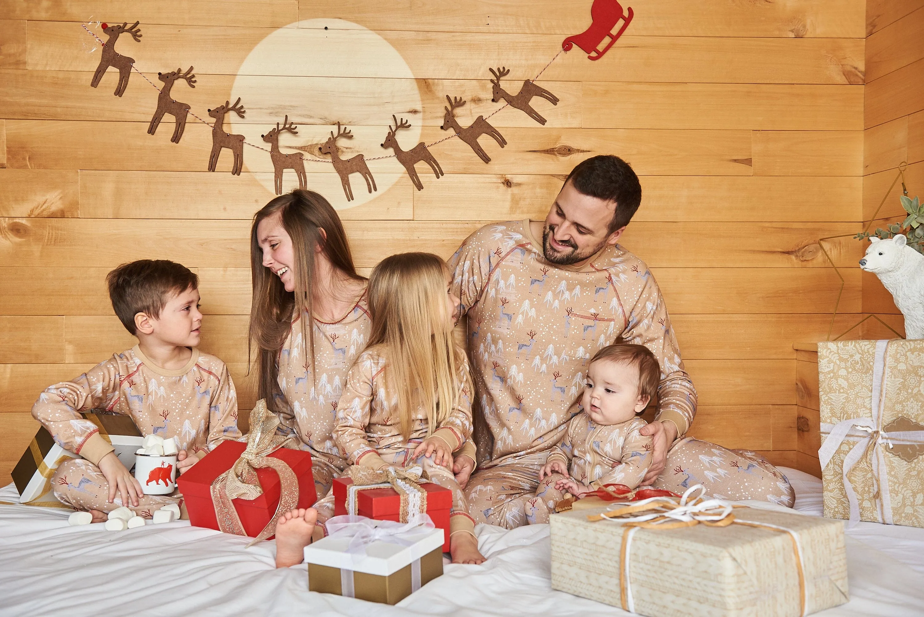 Adult Men Two Piece Family Christmas Pajama Set