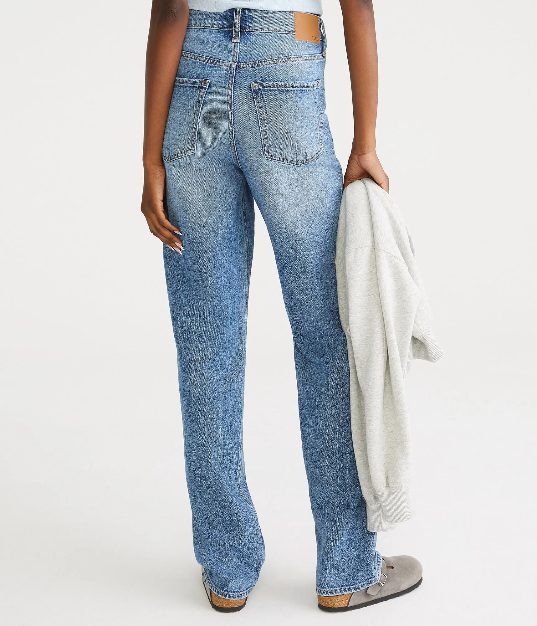 Aeropostale Curvy High-Rise Baggy Jean