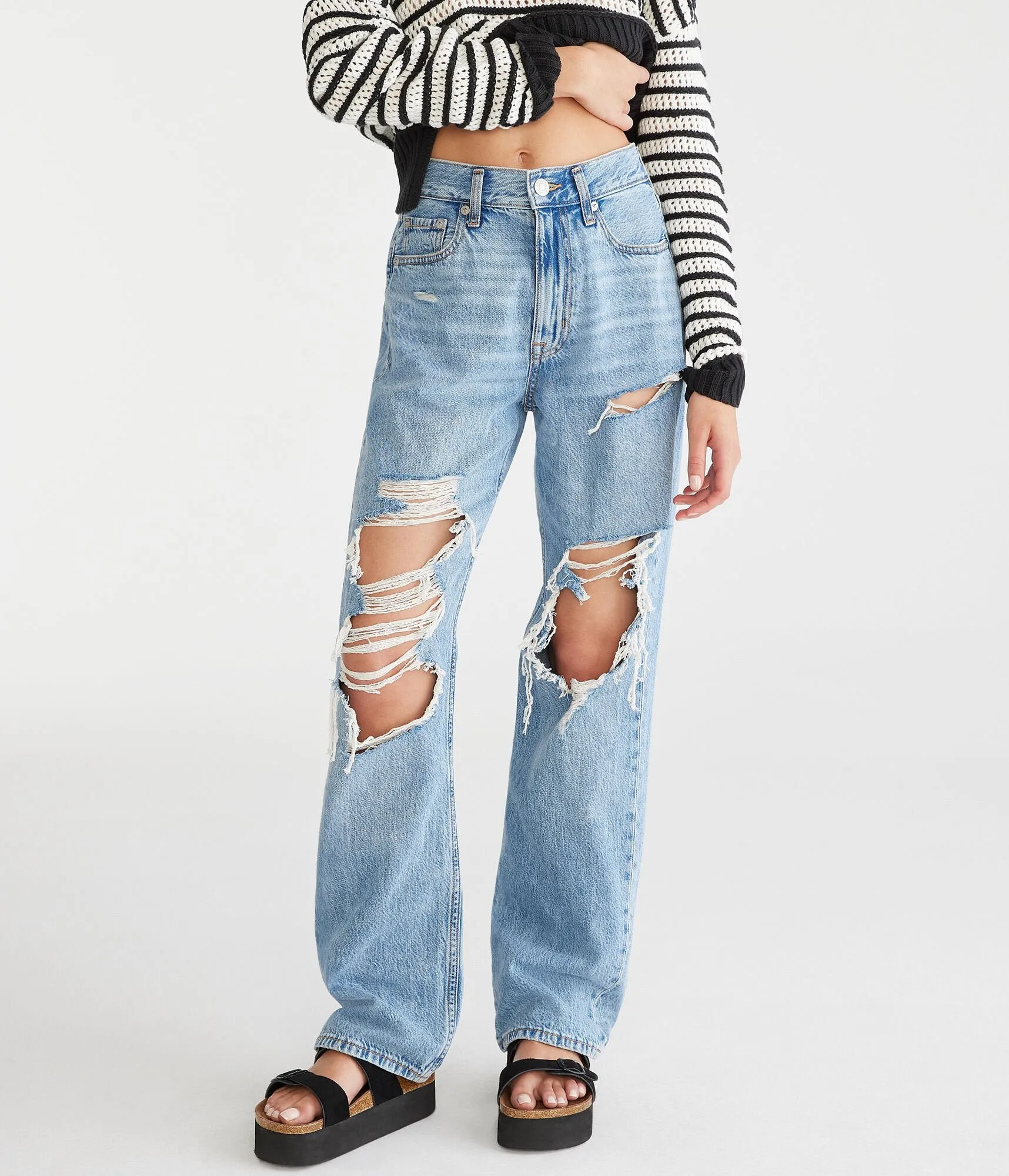 Aeropostale High-Rise Baggy Jean