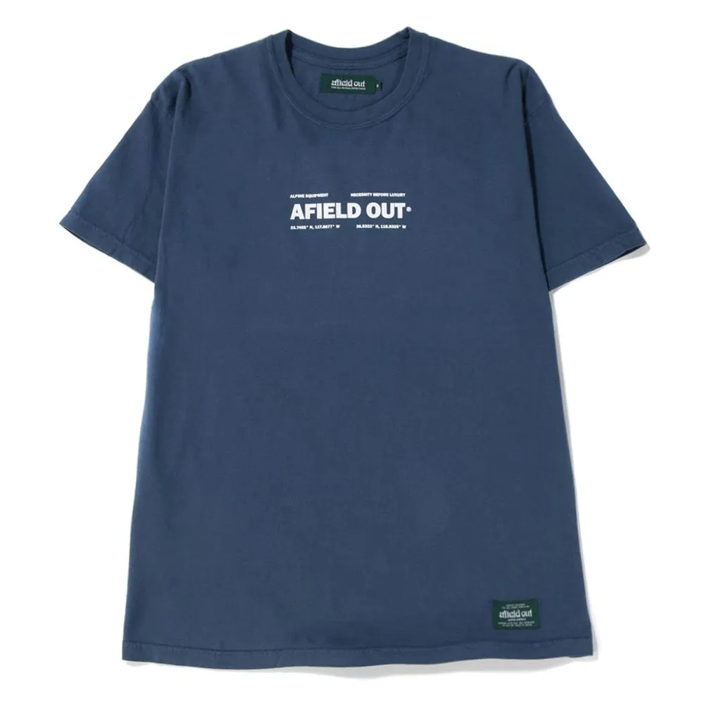 afield out Three Peaks T-shirt / Midnight