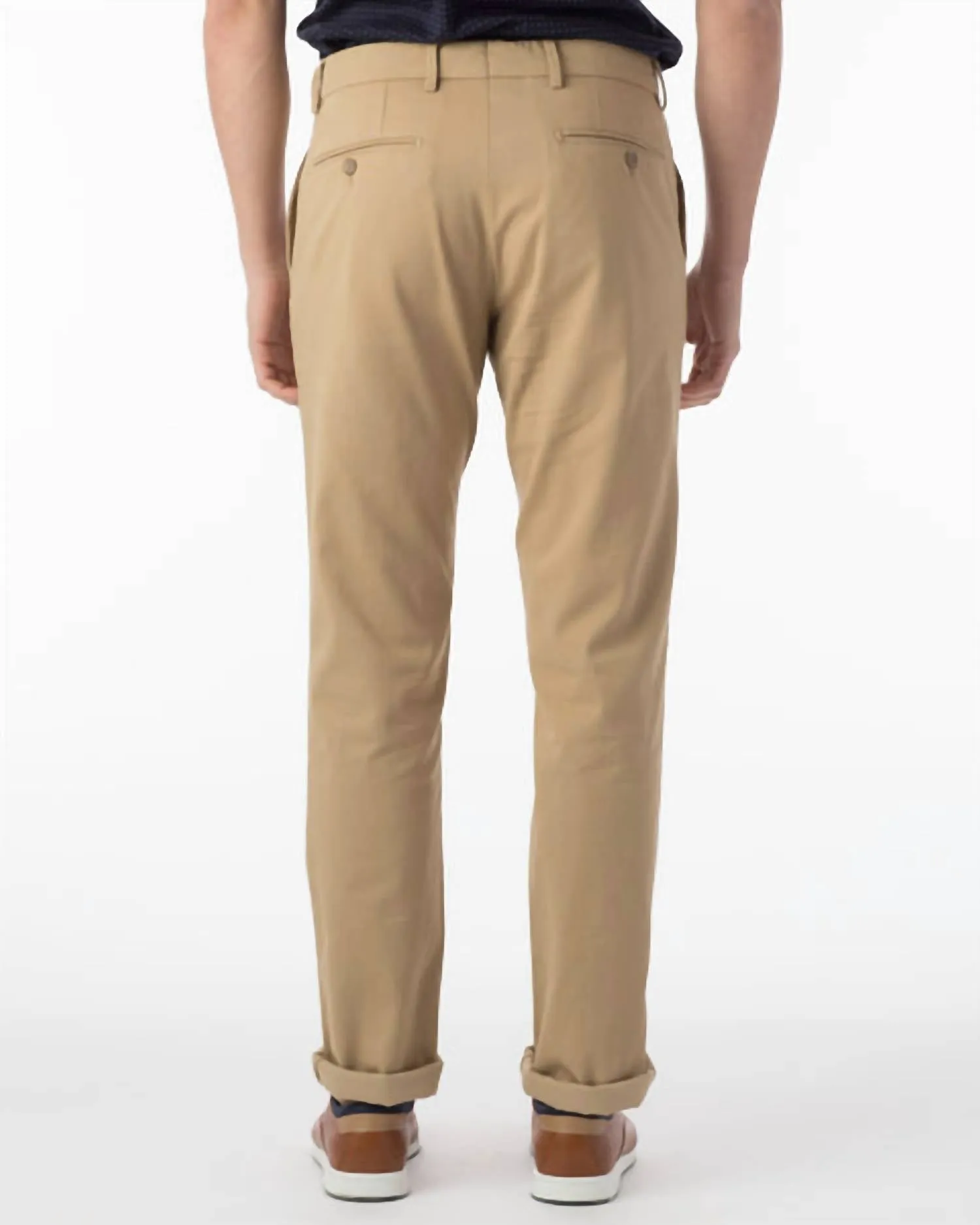 Atwater Pima Twill Pant In Khaki