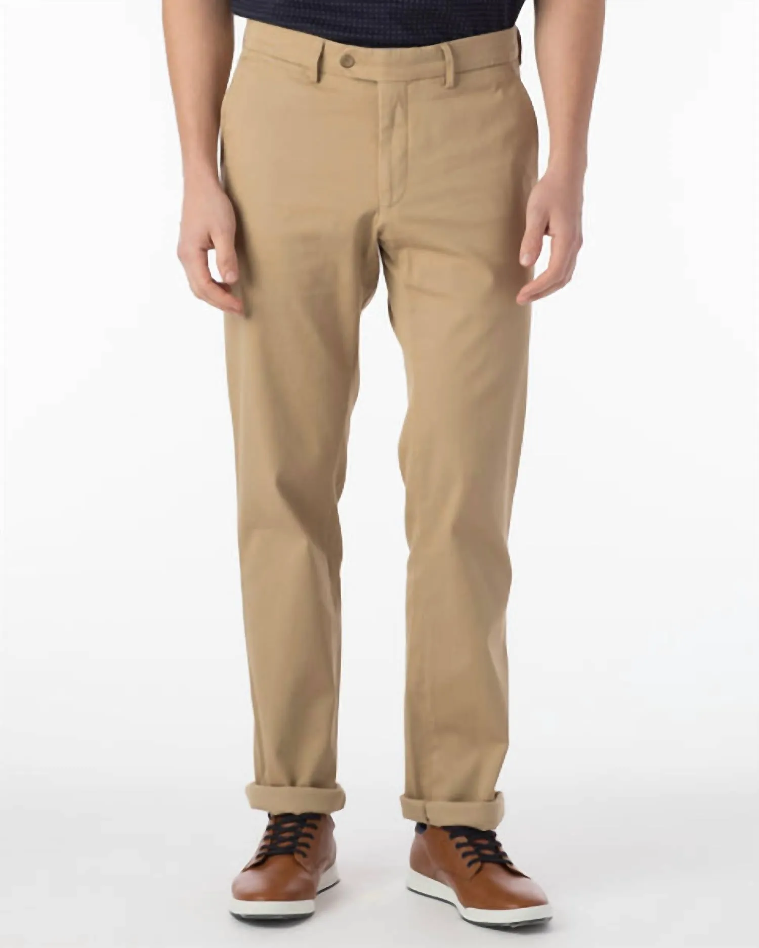 Atwater Pima Twill Pant In Khaki