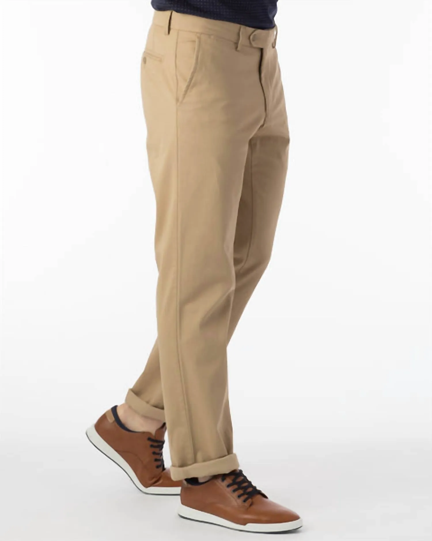 Atwater Pima Twill Pant In Khaki