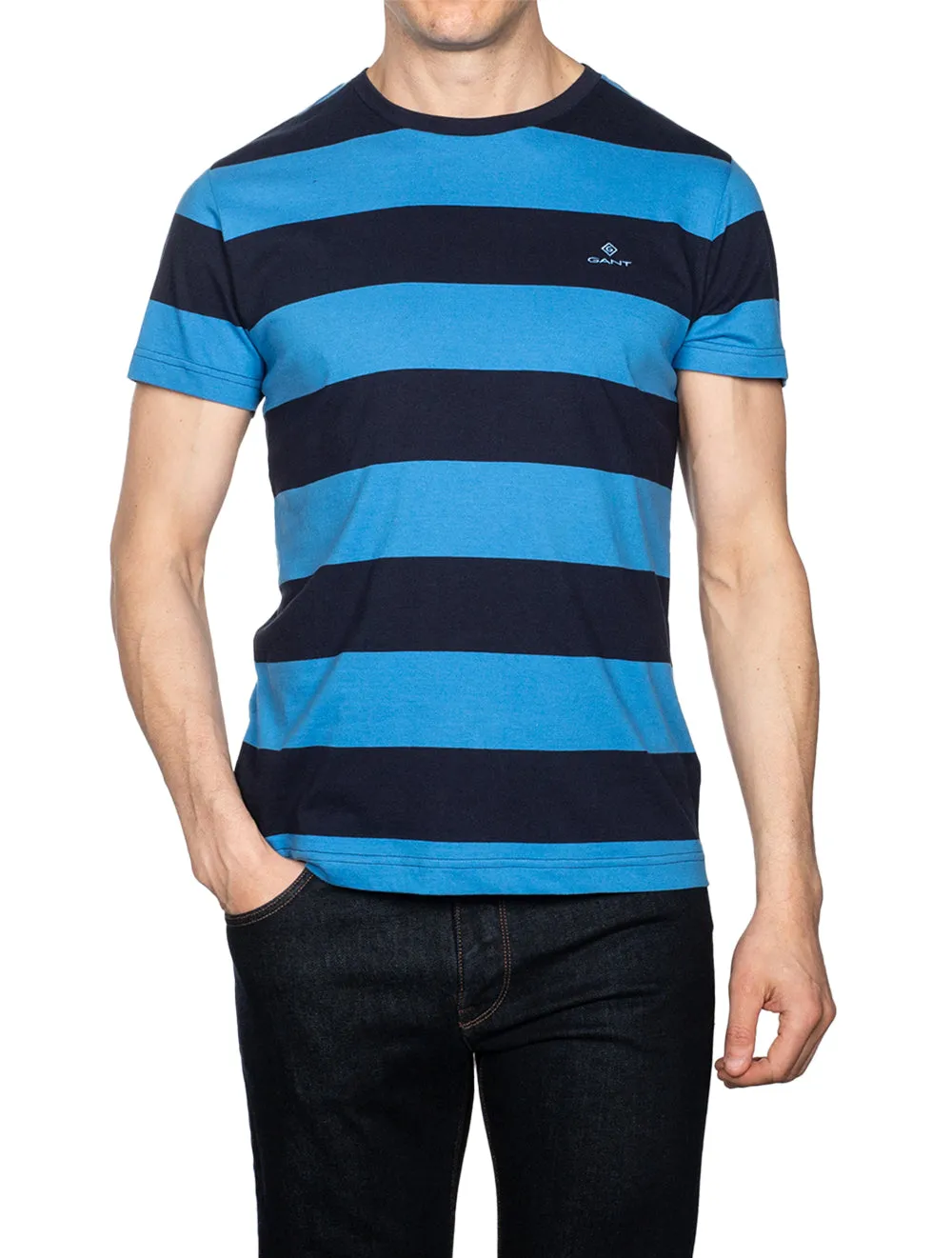 Barstripe Short Sleeve T-shirt Day Blue