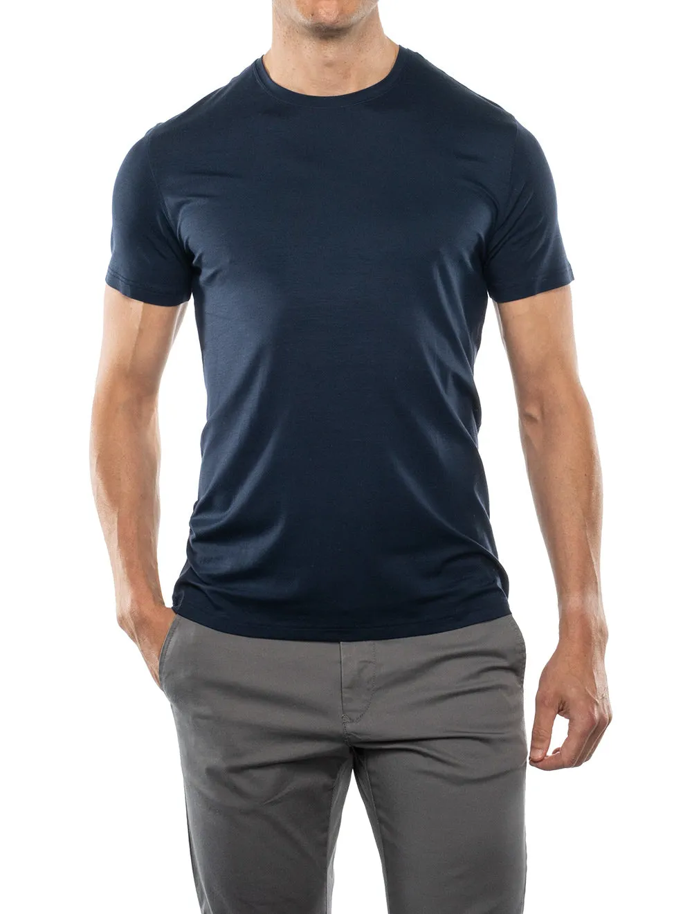 Basel Roundneck T-shirt Navy