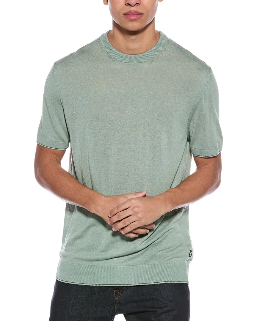 BOSS Hugo Boss Tramonte Linen-Blend T-Shirt