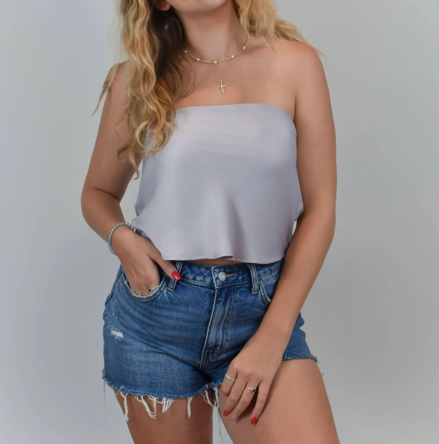 Brianna Top In Dusty Lilac