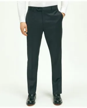 Brooks Brothers Men's Classic Fit Wool 1818 Dress Pants Charcoal Brooks Brothers
