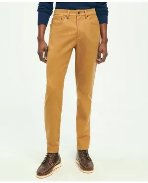 Brooks Brothers Men's Cotton Moleskin Pants Beige Brooks Brothers