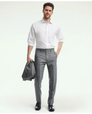 Brooks Brothers Men's Explorer Collection Regent Fit Prince of Wales Suit Pants Grey Brooks Brothers