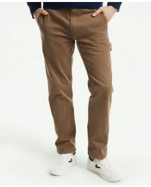 Brooks Brothers Men's Slim Fit Garment-Dyed Painter Pants Olive Brooks Brothers