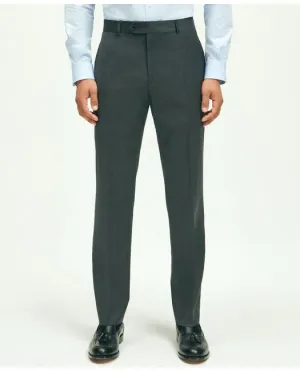 Brooks Brothers Men's Slim Fit Wool 1818 Dress Pants Grey Brooks Brothers
