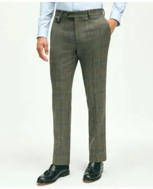 Brooks Brothers Men's Slim Fit Wool Twill Prince Of Wales Suit Pants Blue/Brown Brooks Brothers