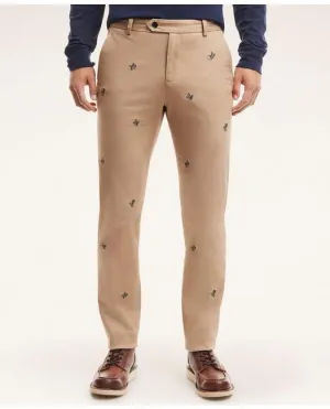 Brooks Brothers Men's Twill Mallard Chino Pants Beige Brooks Brothers