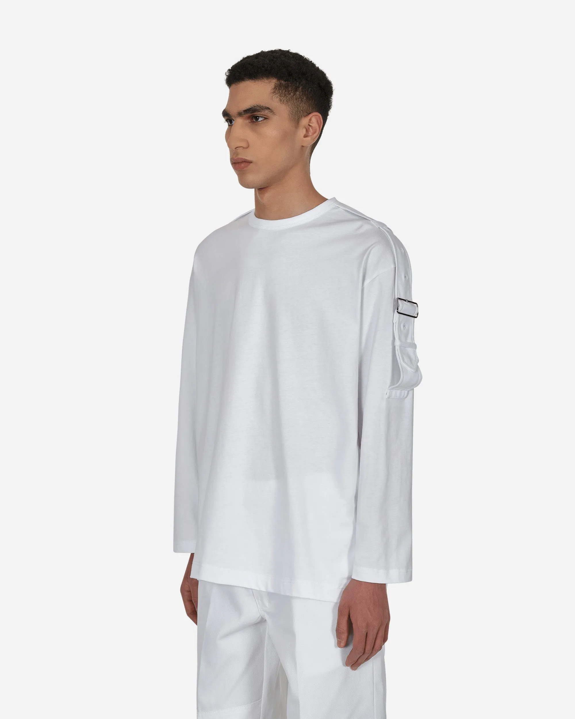 Buckle Longsleeve T-Shirt White