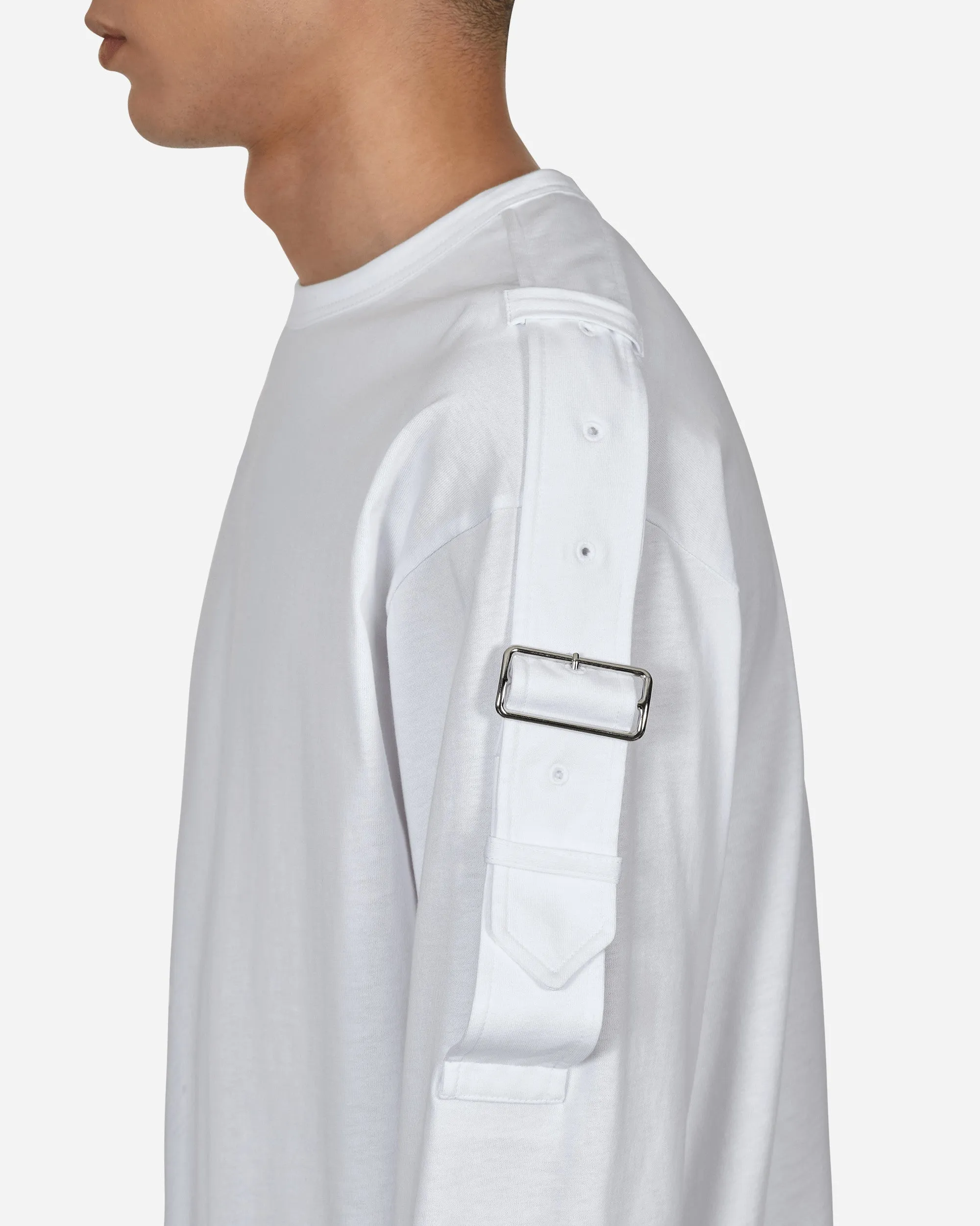 Buckle Longsleeve T-Shirt White