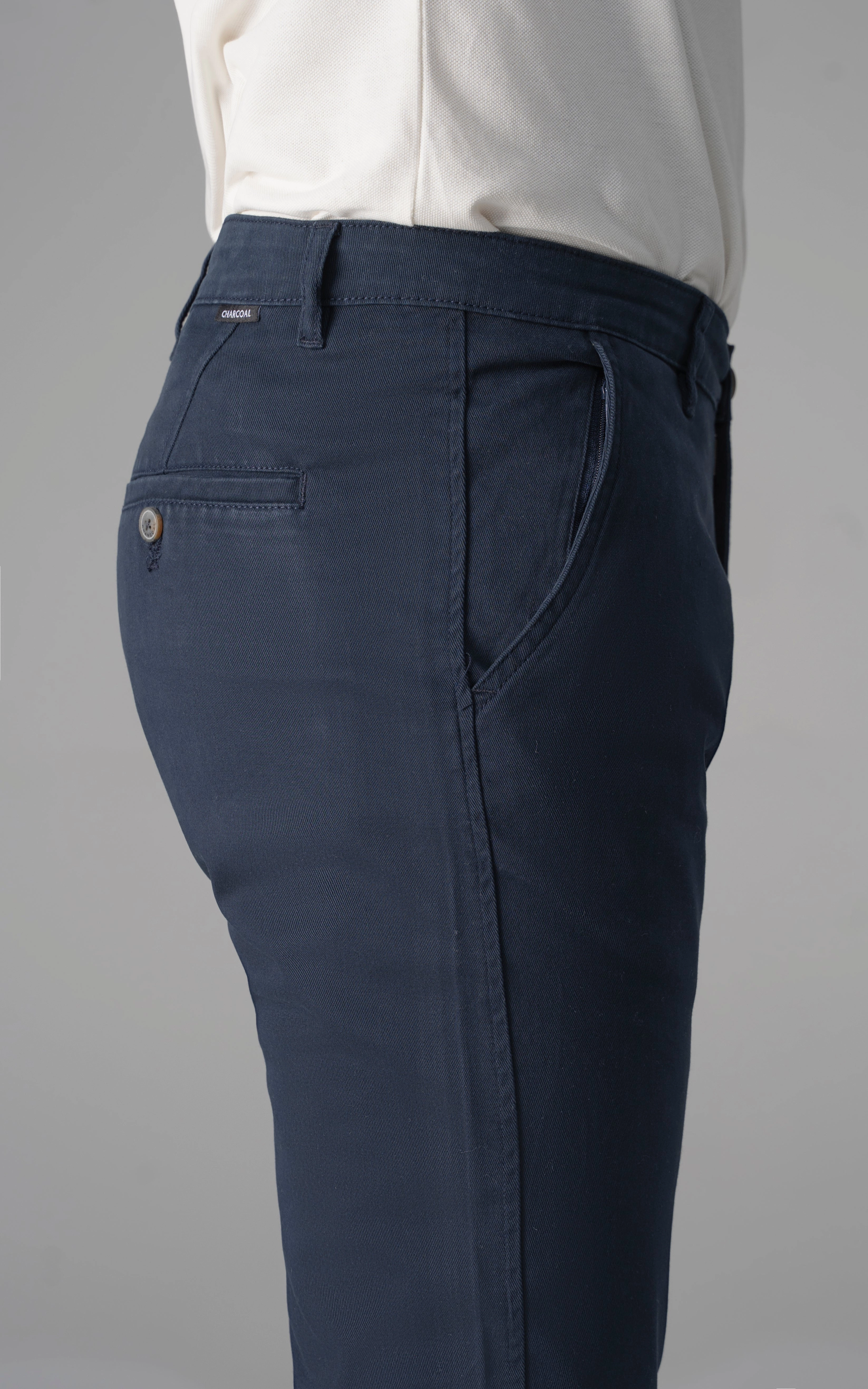 CASUAL PANT CROSS POCKET NAVY