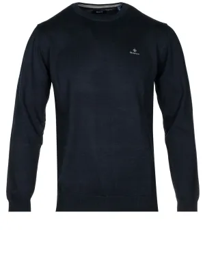 Classic Cotton C-neck Evening Blue