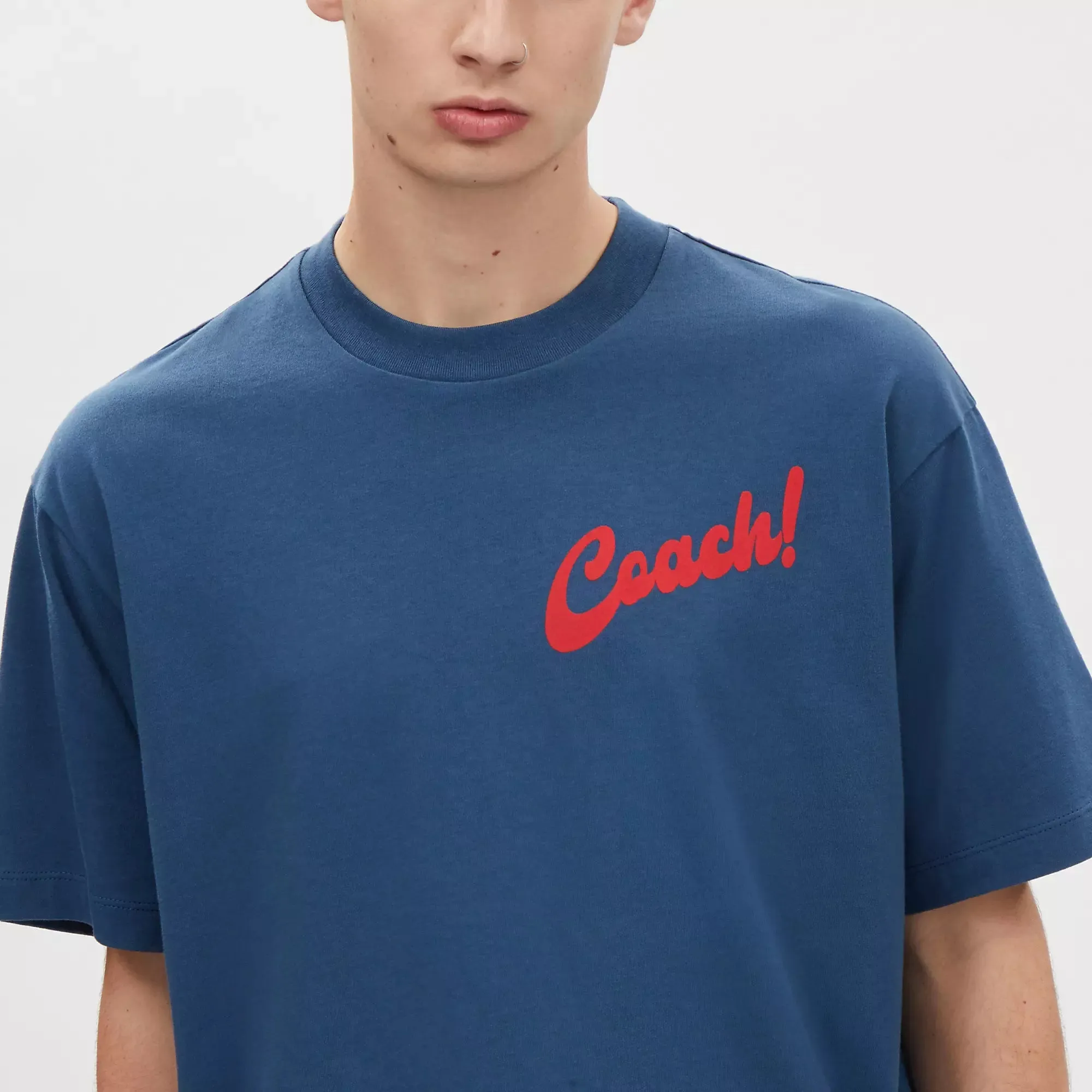 Coach Outlet Boardwalk Specials T Shirt In Organic Cotton