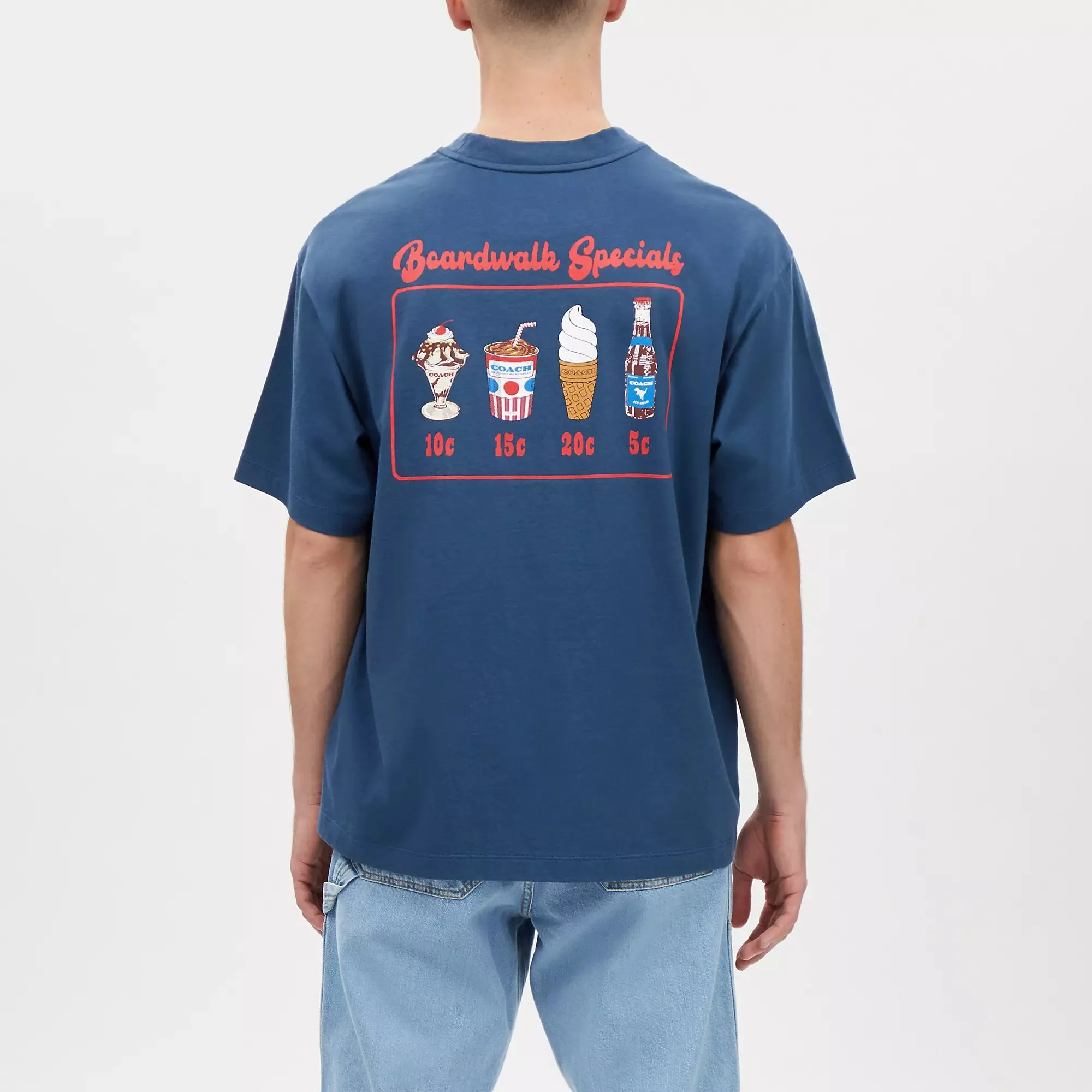 Coach Outlet Boardwalk Specials T Shirt In Organic Cotton