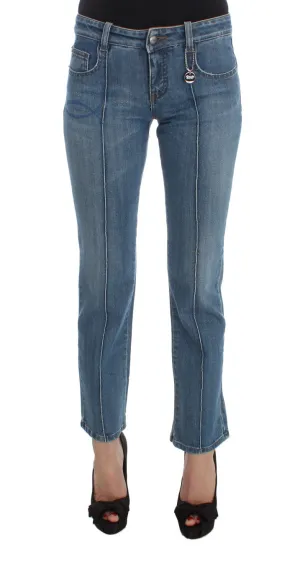 Costume National  Cotton Slim Fit Cropped Women's Jeans