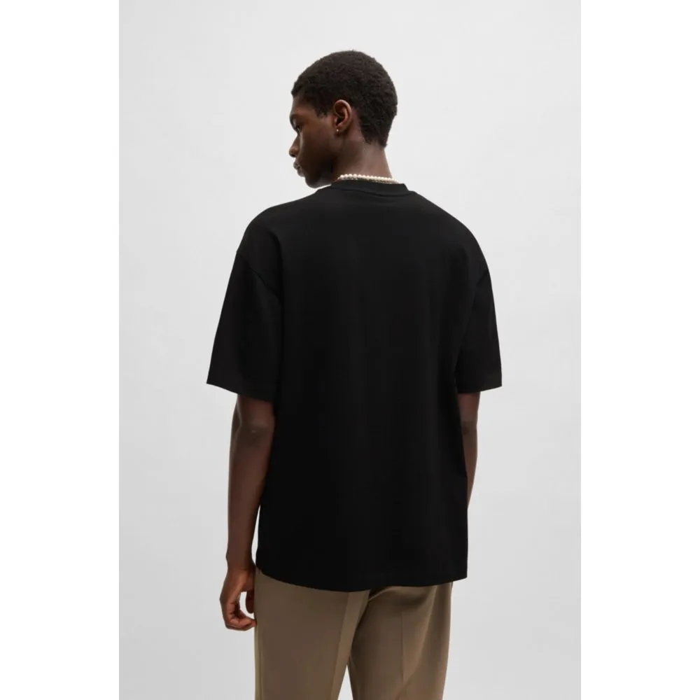 Cotton-jersey T-shirt with glow-in-the-dark artwork