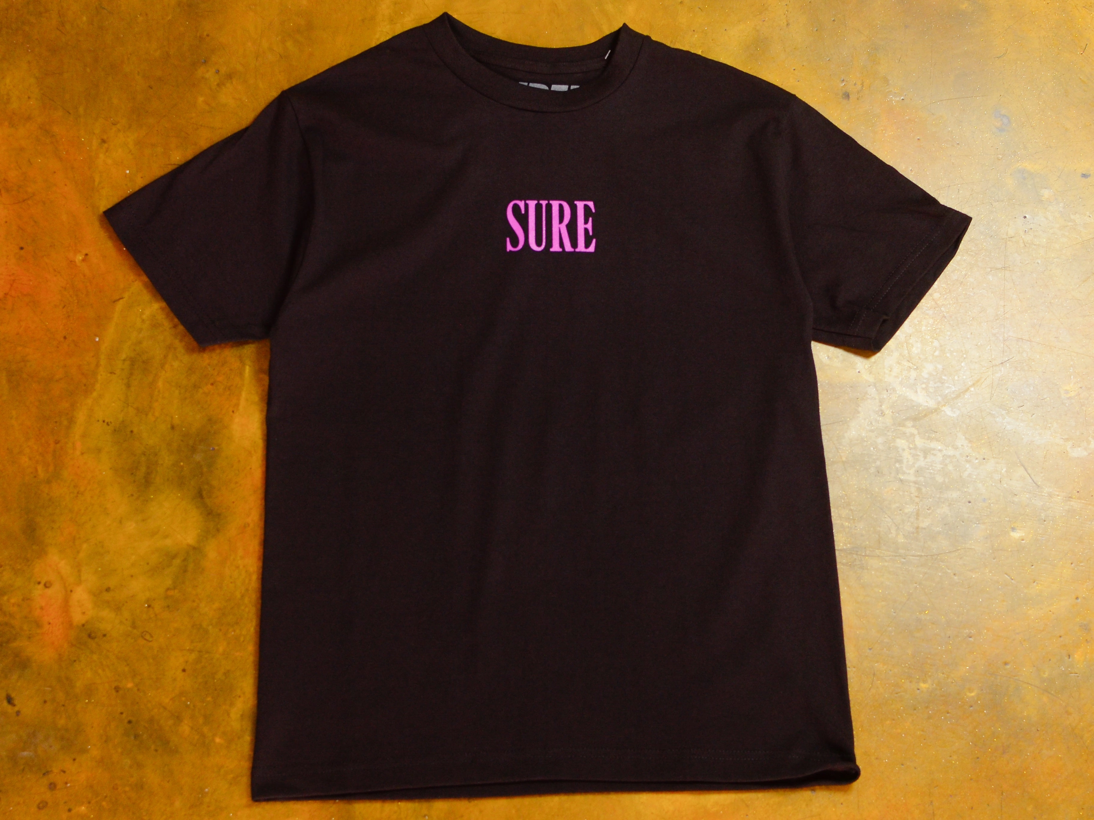 Crew T-Shirt - Black / Aubergine