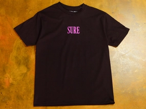 Crew T-Shirt - Black / Aubergine
