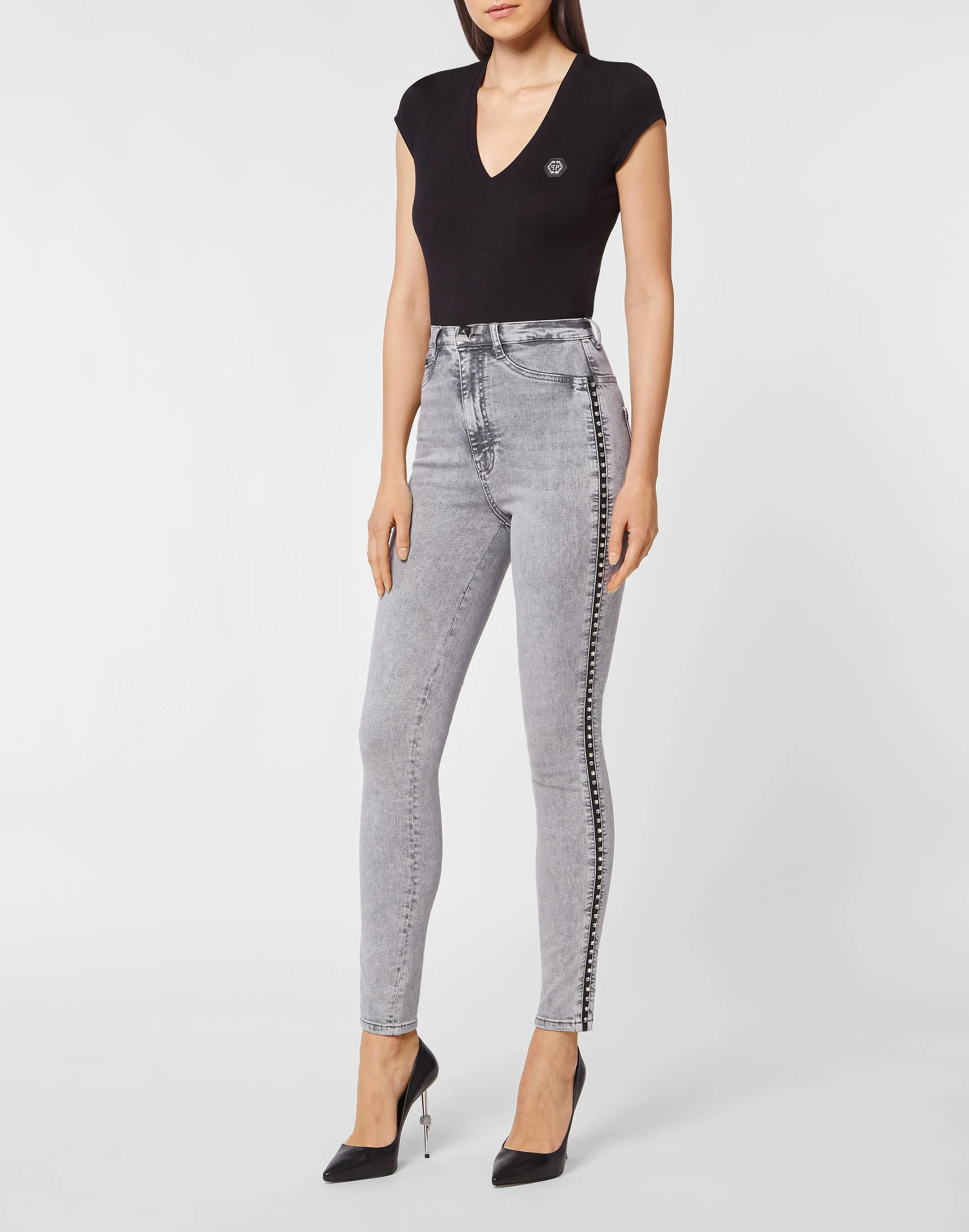 Denim Super High Waist Jegging Stones