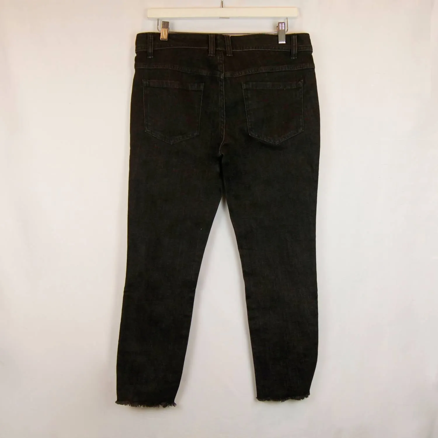 Destroyed Skinny Jeans In Black