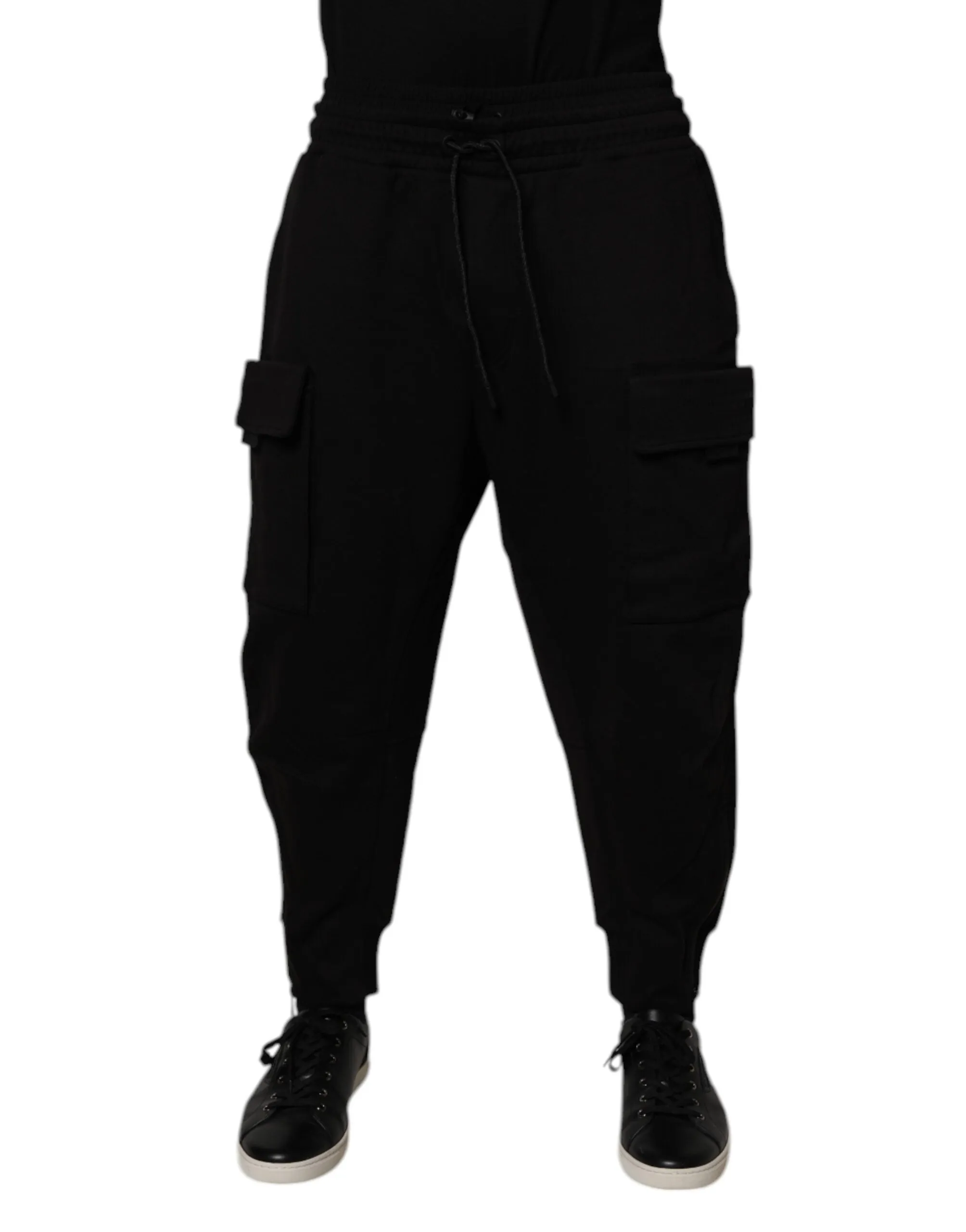 Dolce & Gabbana Cotton Men Cargo Jogger SweatMen's Men's Pants