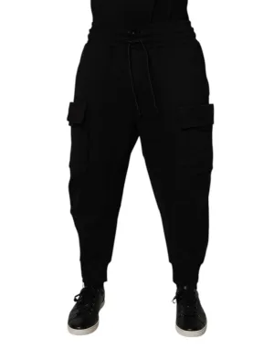 Dolce & Gabbana Cotton Men Cargo Jogger SweatMen's Men's Pants