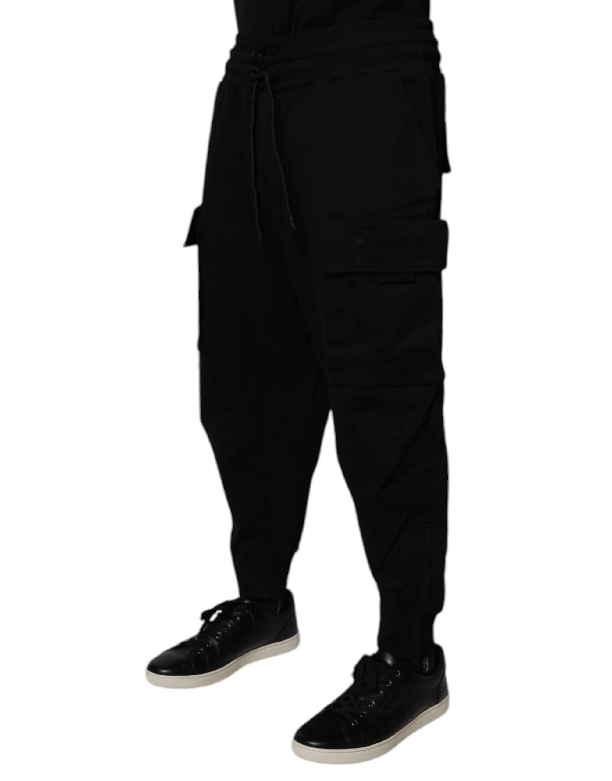 Dolce & Gabbana Cotton Men Cargo Jogger SweatMen's Men's Pants