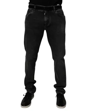Dolce & Gabbana Cotton Stretch Men Skinny blue Men's Jeans (Pre-Owned)