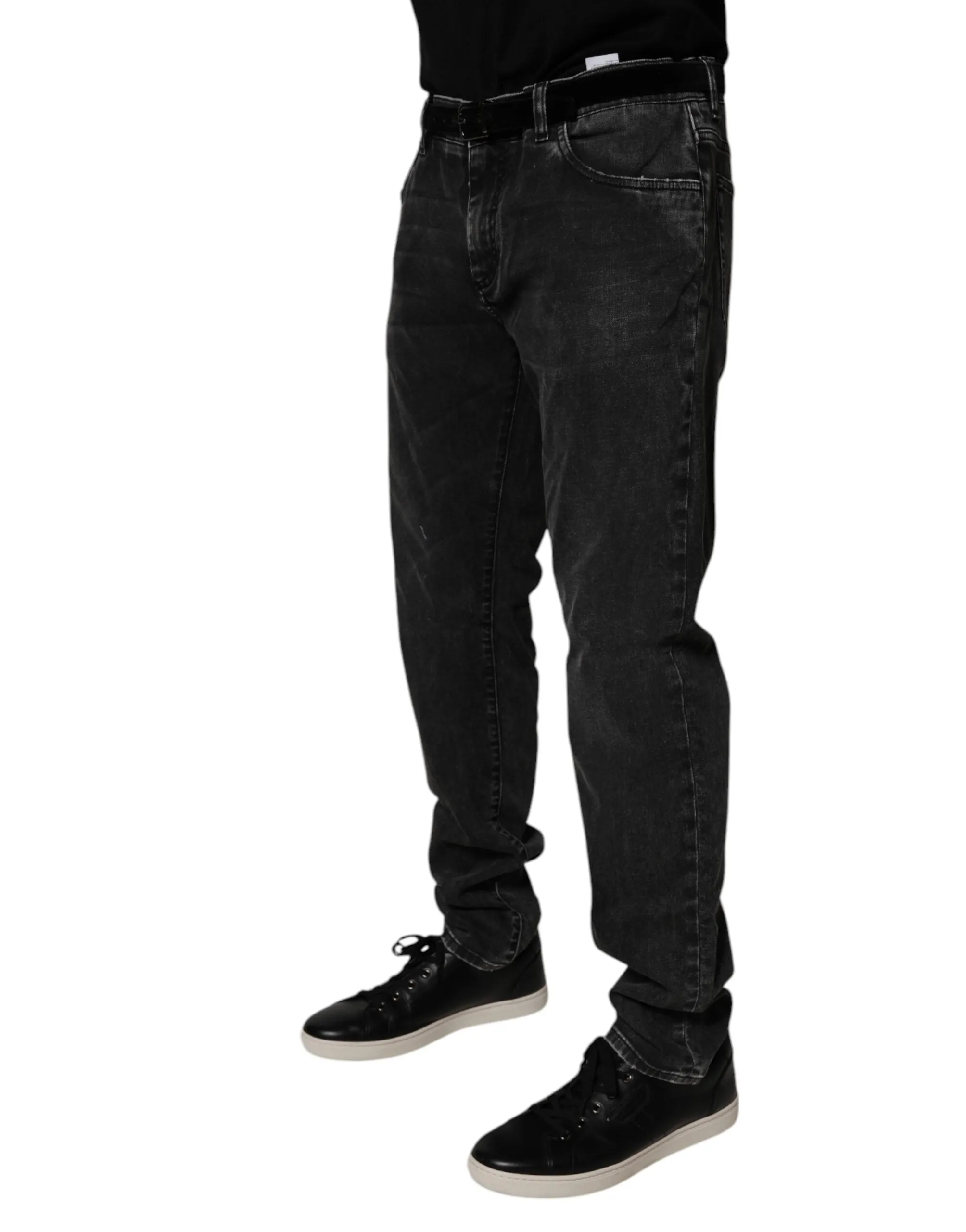 Dolce & Gabbana Cotton Stretch Men Skinny blue Men's Jeans (Pre-Owned)