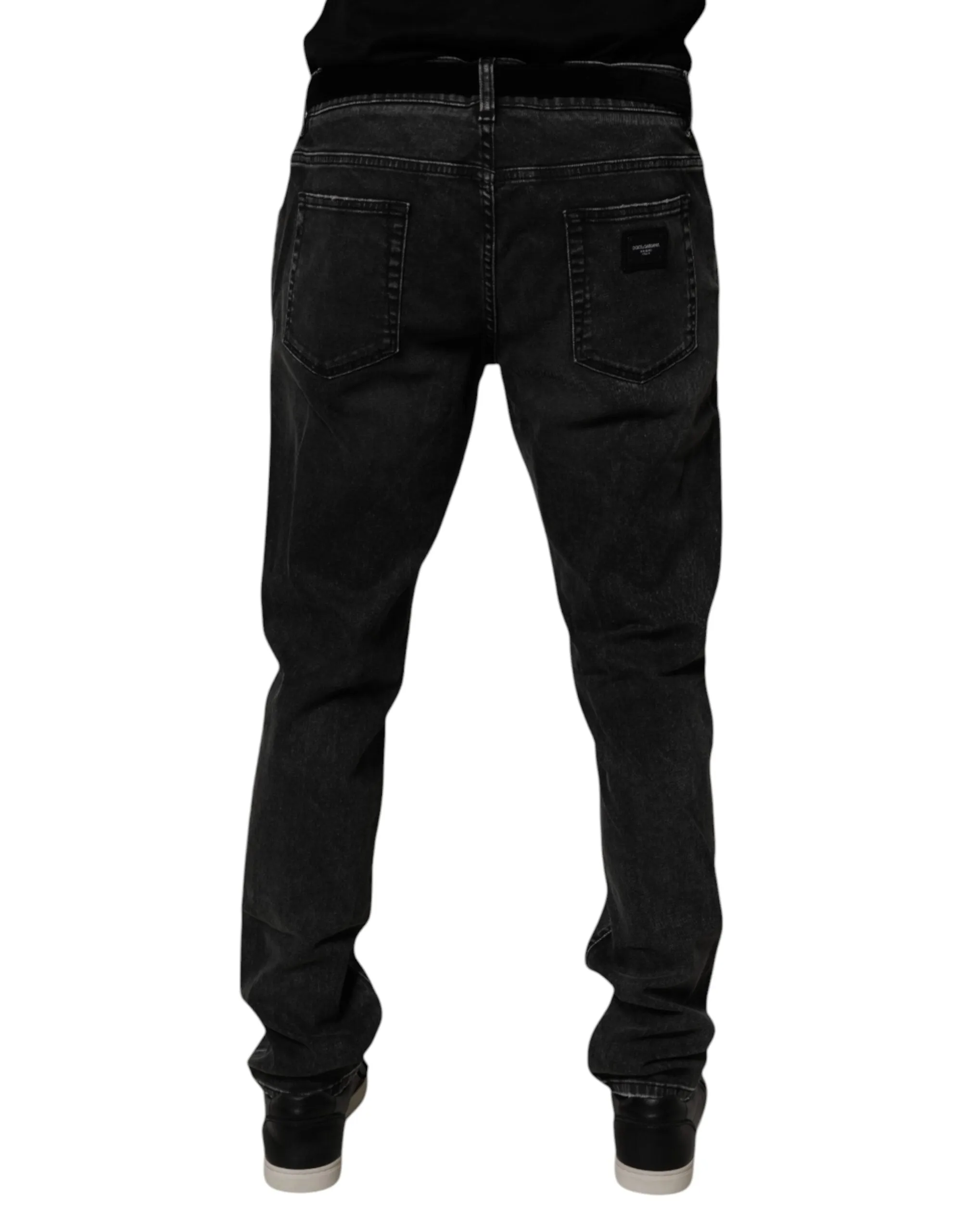 Dolce & Gabbana Cotton Stretch Men Skinny blue Men's Jeans (Pre-Owned)