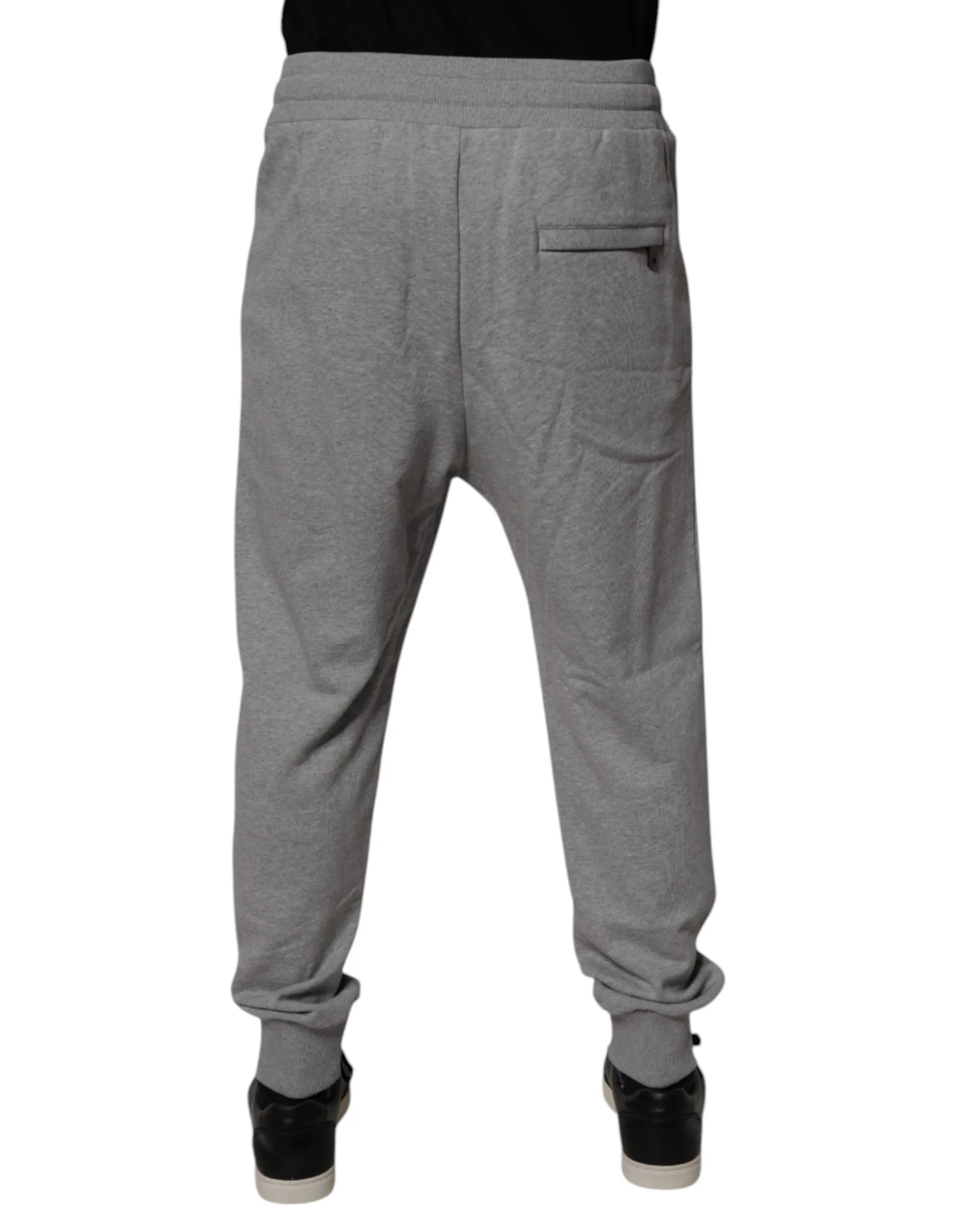 Dolce & Gabbana Logo Cotton Men Jogger SweatMen's Men's Pants (Pre-Owned)