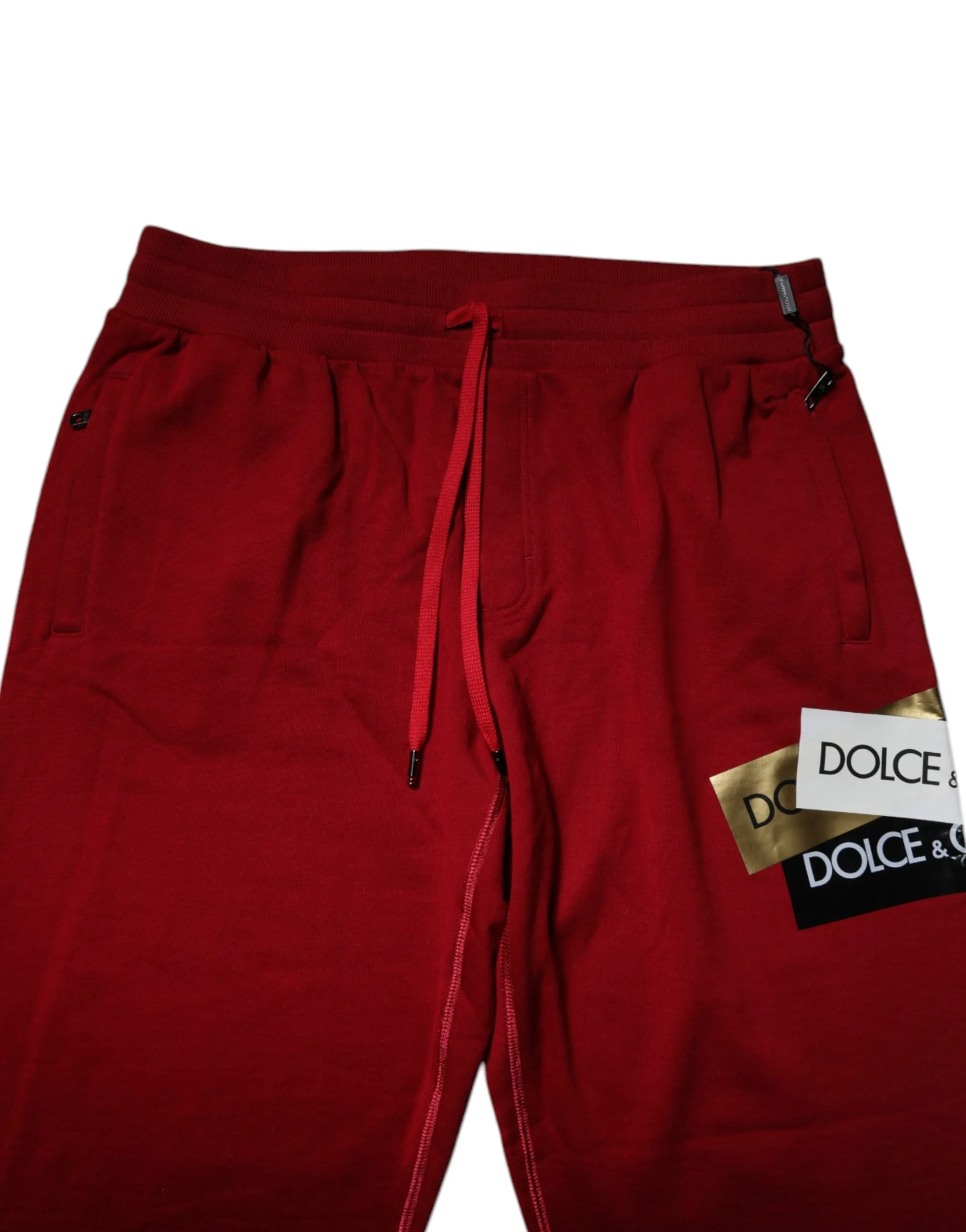Dolce & Gabbana Logo Tape Cotton Jogger SweatMen's Men's Pants (Pre-Owned)