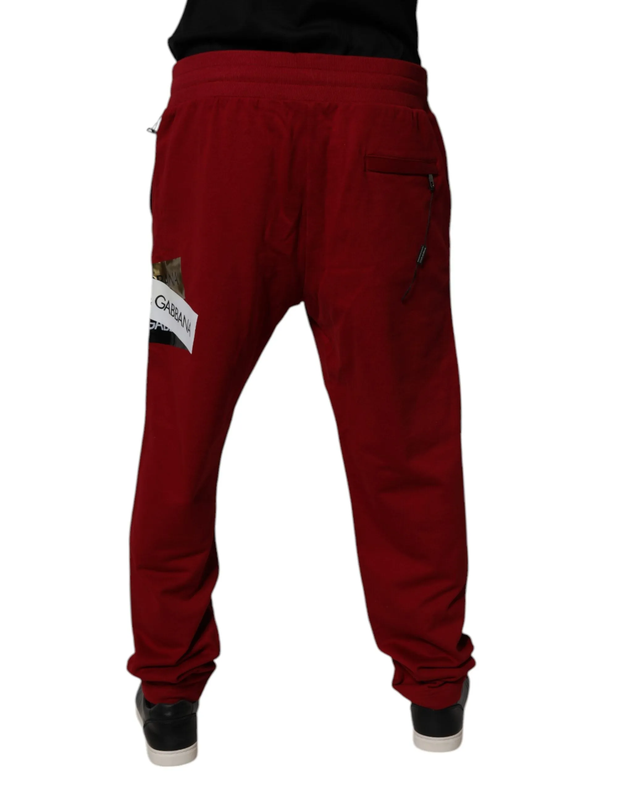Dolce & Gabbana Logo Tape Cotton Jogger SweatMen's Men's Pants (Pre-Owned)
