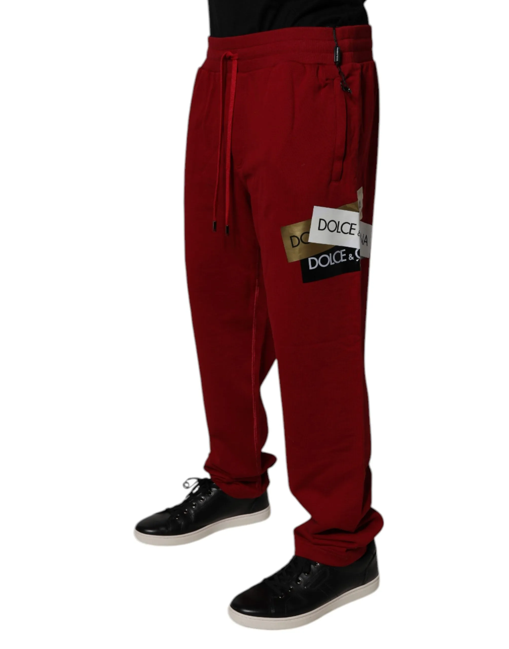 Dolce & Gabbana Logo Tape Cotton Jogger SweatMen's Men's Pants (Pre-Owned)