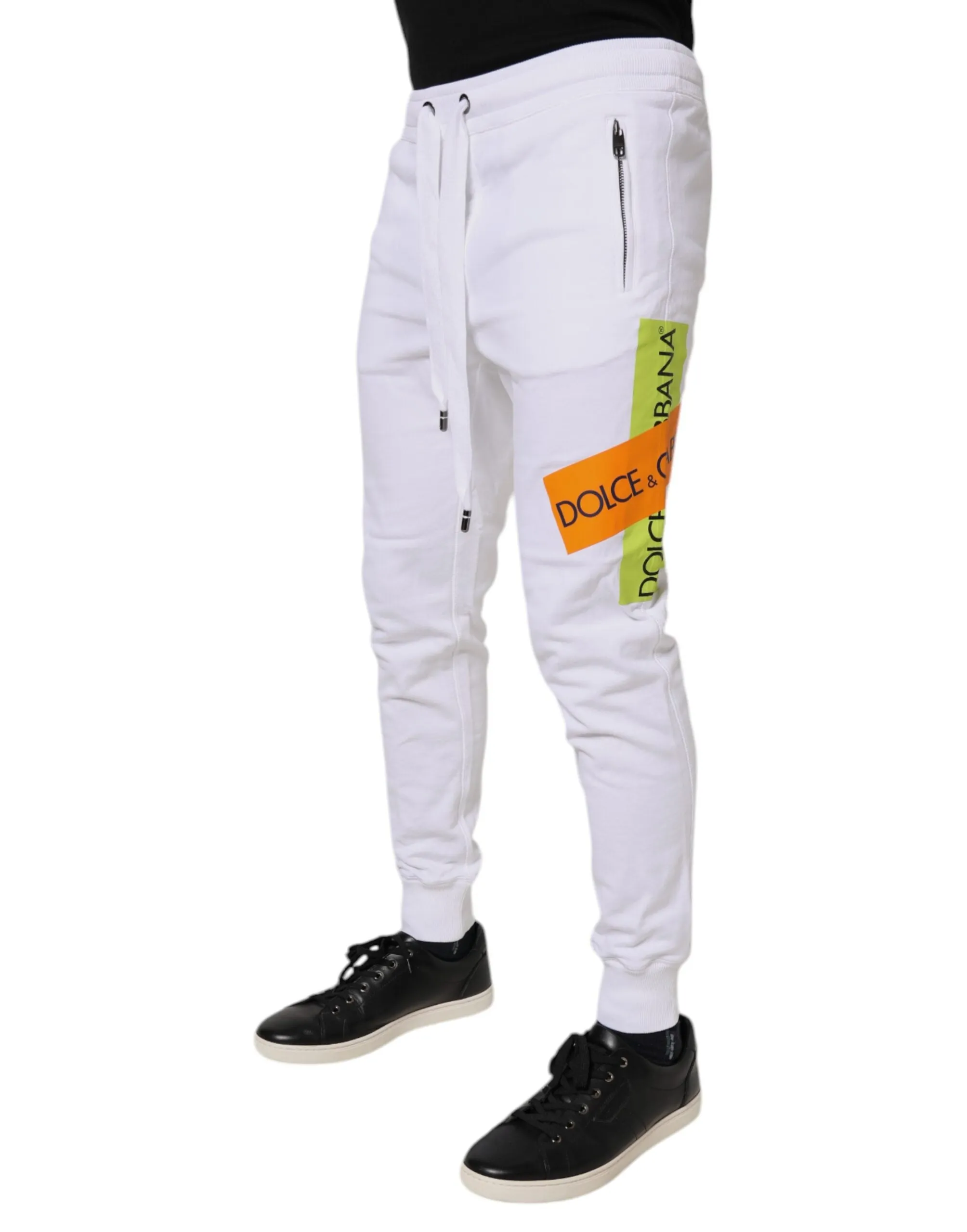 Dolce & Gabbana Logo Tape Jogger Cotton SweatMen's Men's Pants (Pre-Owned)