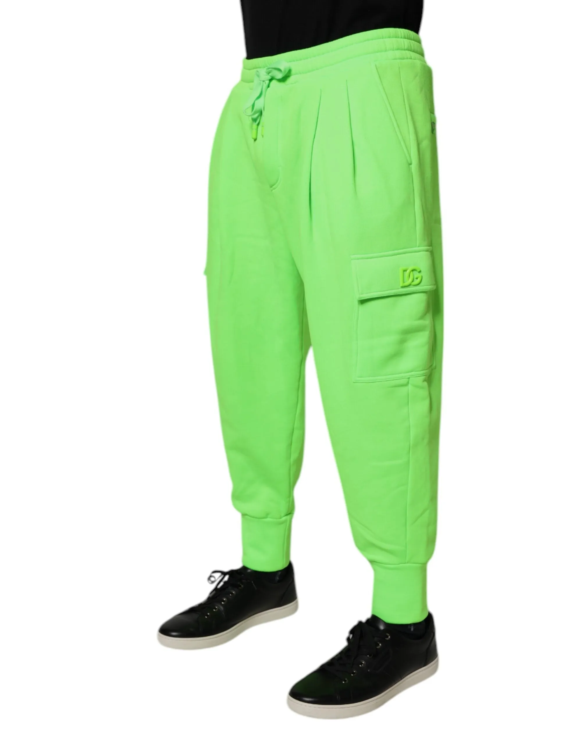 Dolce & Gabbana Neon Cargo Jogger Men SweatMen's Men's Pants (Pre-Owned)