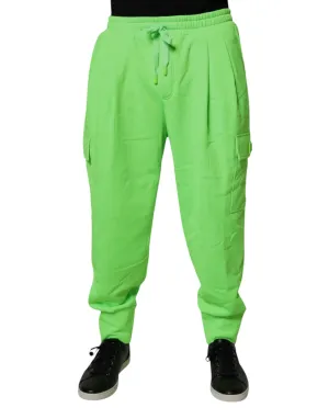Dolce & Gabbana Neon Cargo Jogger Men SweatMen's Men's Pants