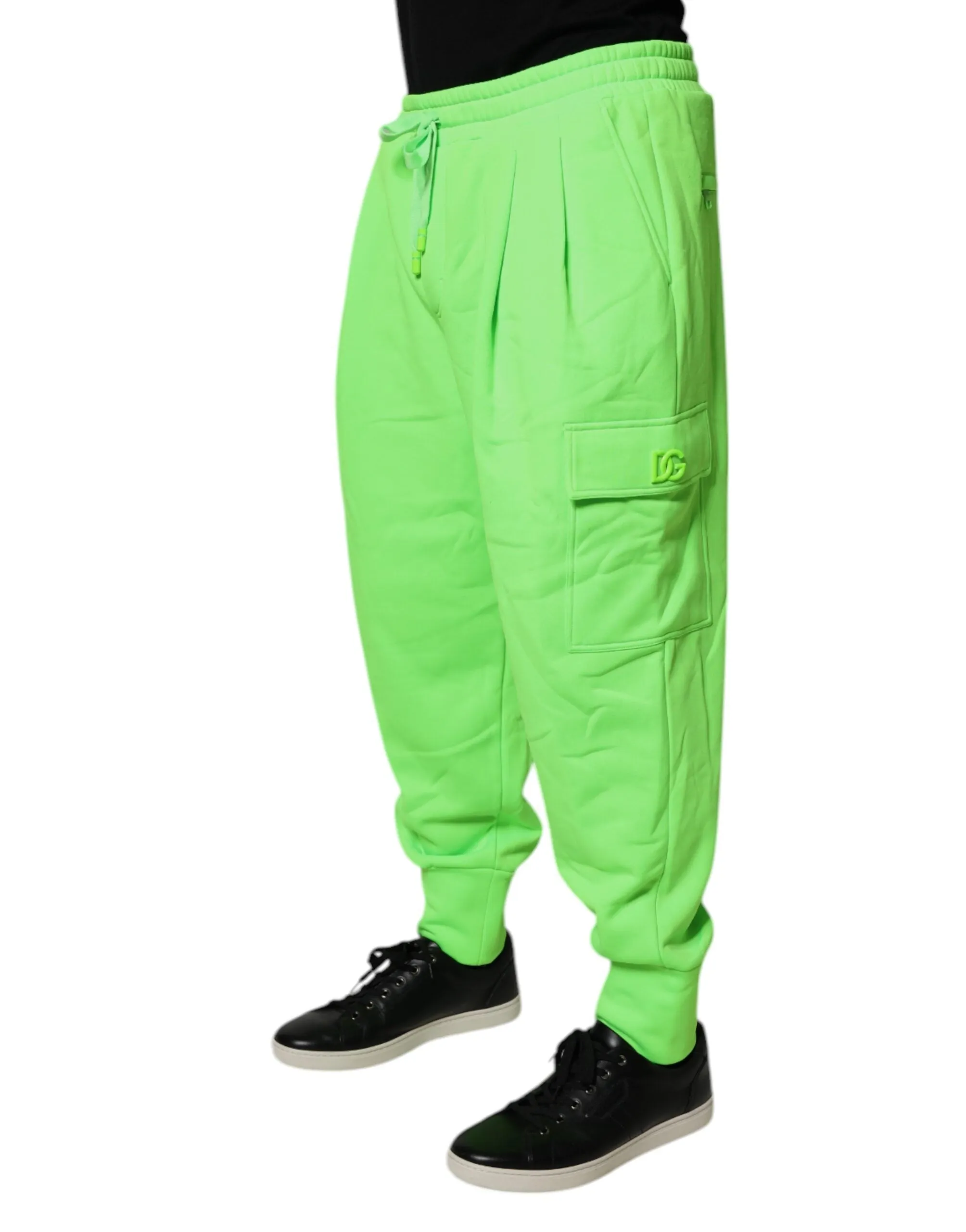Dolce & Gabbana Neon Cargo Jogger Men SweatMen's Men's Pants