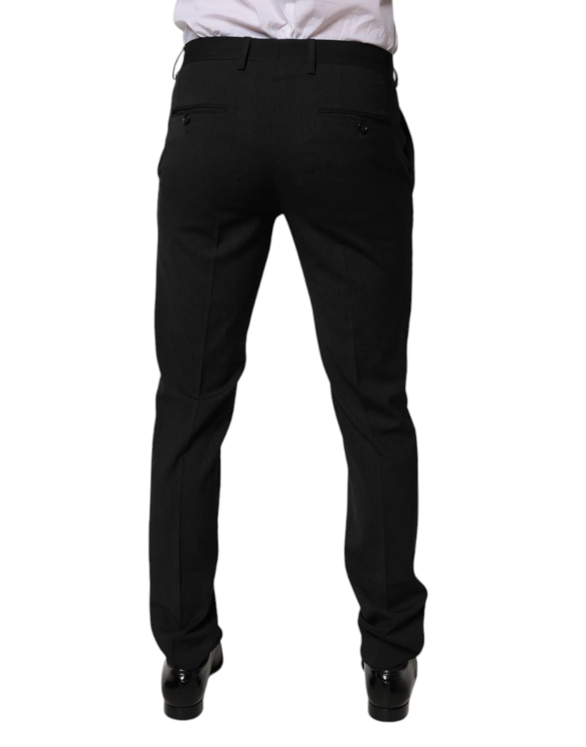 Dolce & Gabbana Polyester Tape Formal Men Dress Men's Pants